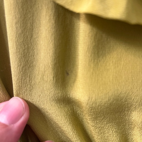 Anthropologie Maeve Sheath Pencil Wiggle Seaside Fields Ruffle Top Dress sz 8 - Picture 9 of 9